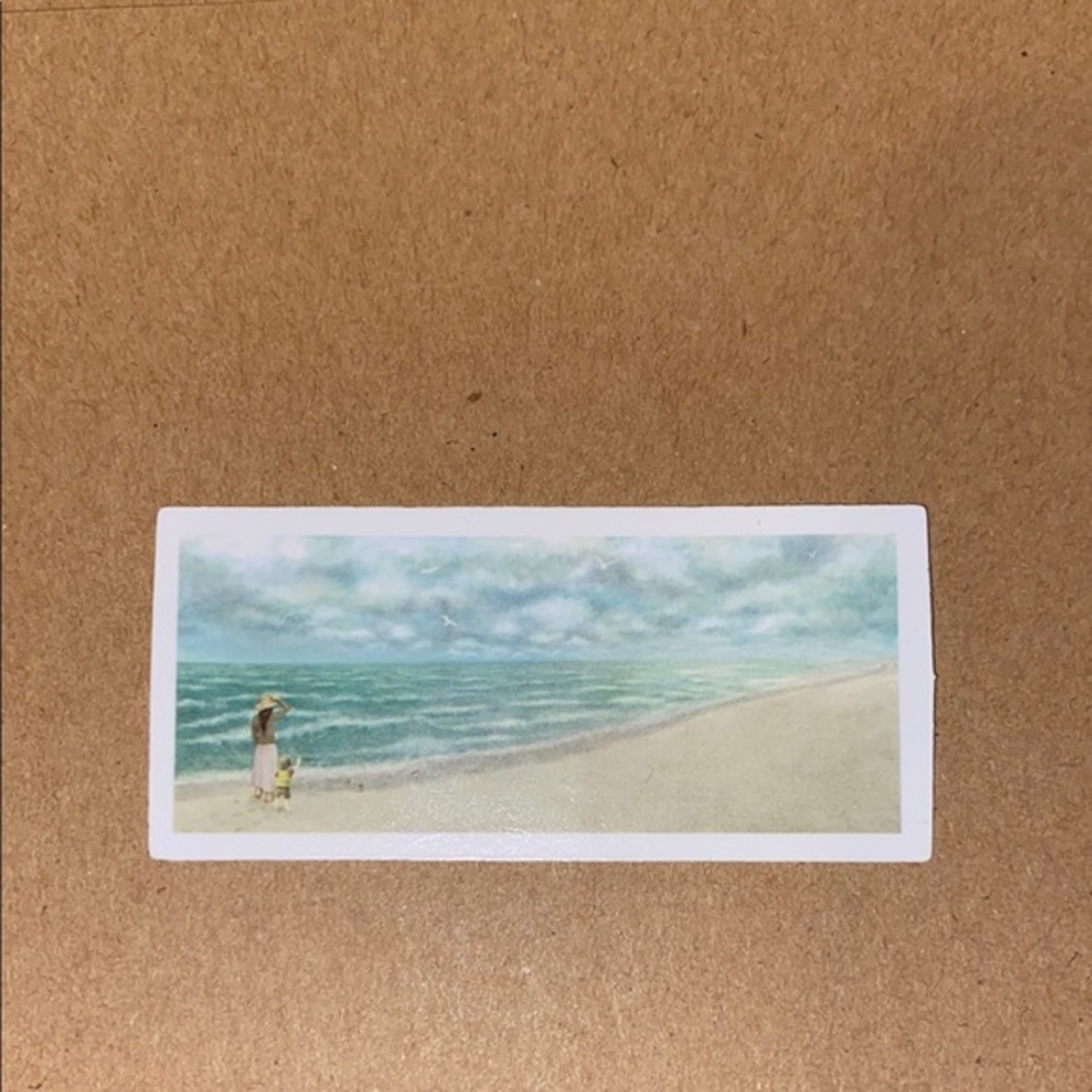 🌈20/$12🌈 Beach Scene Art Print Sticker